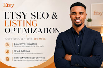 do etsy seo listing optimization and product description writing