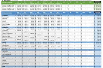 create excel bookkeeping spreadsheet, tracker and dashboard, etsy digital design