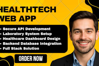 develop high performance health tech laboratory innovative webapp apis, backend