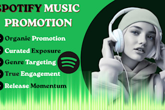 do organic spotify promotion to reach a real and targeted audience