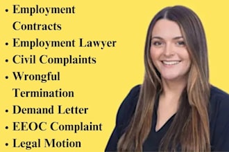 be your employment lawyer in the US and help you deal with workplace harassment
