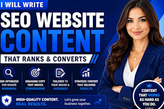 write SEO website content that ranks and converts