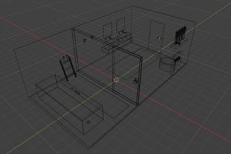 create clean and minimalist 3d interiors