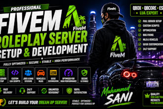 build a fully optimized fivem roleplay server