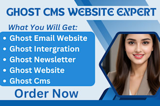 build ghost cms website customize ghost theme ghost newsletter setup ghost blog
