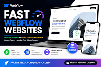 design or redesign webflow business website that converts
