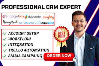 dubsado honeybook ontraport automate engagebay insightly aglie crm integration