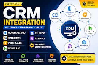 housecall pro salesmate  freshsales houzz pro rei reply resimpli crm integration