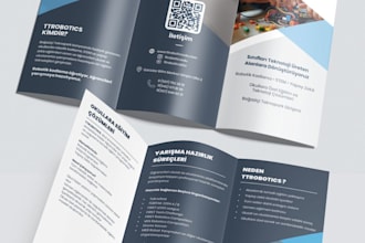 design modern catalog brochure and company profile