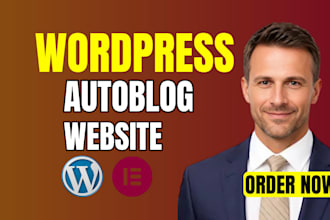 create an automated wordpress autoblog with ai and SEO setup for passive income