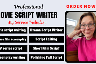 do movie scriptwriting TV film script screenplay script editing screenwriting