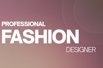 be professional male fashion designer