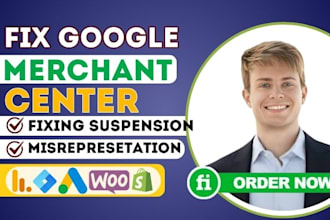 fix gmc misrepresentation issue, feed error review, gmc audit expert specialist
