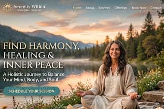 build squarespace spiritual healer website yoga studio website astrology website