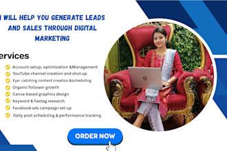 help you generate leads and sales through digital marketing