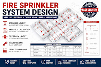 design fire sprinkler system nfpa 13d hydraulic calculation fire alarm layout