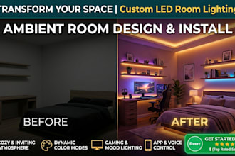 design custom led lighting for your unique interior space