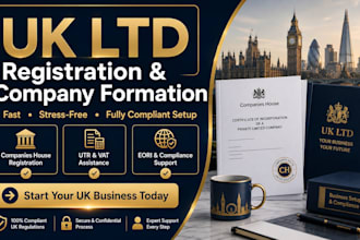 register uk ltd, ltd registration, uk ltd, cic registration, utr, vat number