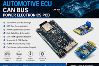 design automotive ecu can bus power electronics pcb
