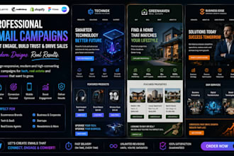 create professional ecommerce email templates