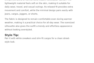 write fashion product descriptions and SEO articles