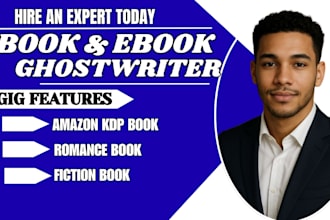 ghostwrite your fiction novel, memoir or biography
