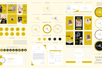 design business logo,brand identity and branding kit