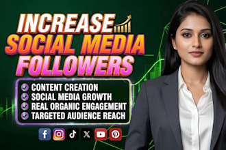 increase social media followers and engagement organically