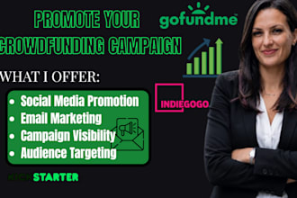 promote your crowdfunding campaign on kickstarter gofundme and indiegogo