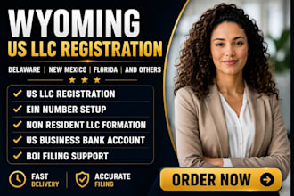 do wyoming delaware florida new mexico llc registration ein for US or non US