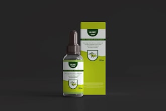 design olive oil packaging and label design