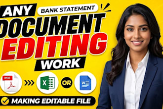 craft professional statements for your loan applications etc