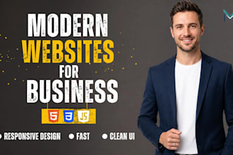 build a modern responsive frontend website
