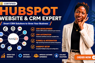 do hubspot CRM setup, automation, zapier integration expert