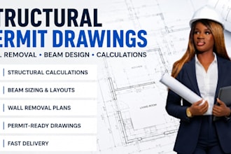do load bearing wall calculations and structural permit drawings