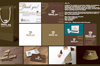 design logo and brand identity design or branding kit