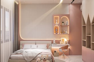 design modern interior with realistic 3d rendering service
