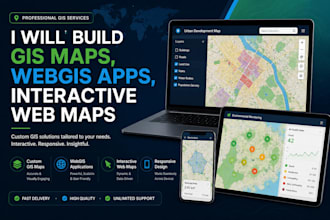 build gis maps, webgis apps, interactive web maps