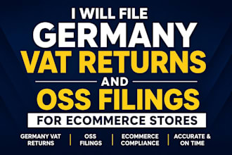 file germany vat returns and oss filings for ecommerce store