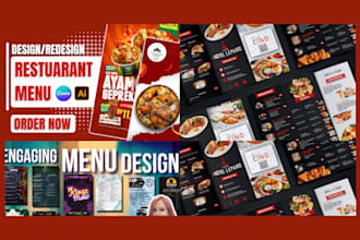 design editable restaurant menu price list bar menu digital menu board food menu