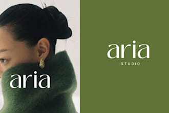 create a fashion brand identity and aesthetic presentation