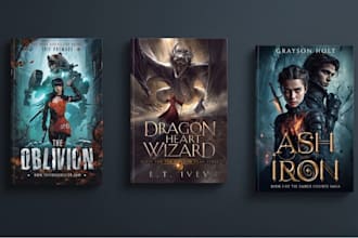 design fantasy book cover, book cover design, fantasy book cover, ebook cover