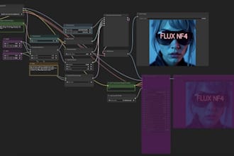 create advanced comfyui workflows for flux sdxl and stable diffusion