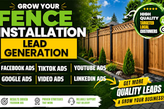 exclusive fence installation fence leads fence contractor via facebook ads