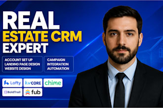 setup real estate crm kvcore lofty crm wise agent gohighlevel crm follow up boss