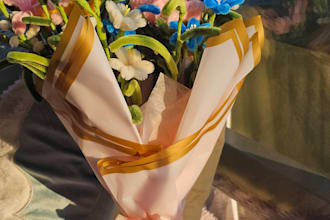 make custom handmade flower bouquets