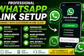 setup a whatsapp chatbots  business funnel for instagram facebook and websites