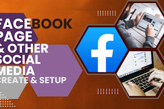 create and setup your facebook business page and other social site