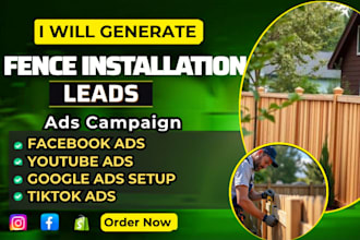 fencing installation fence installation leads fence contractor marketing