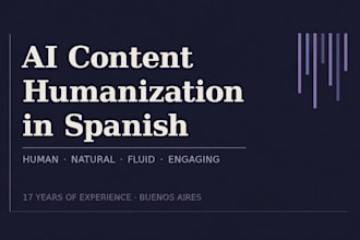 humanize your ai generated spanish content